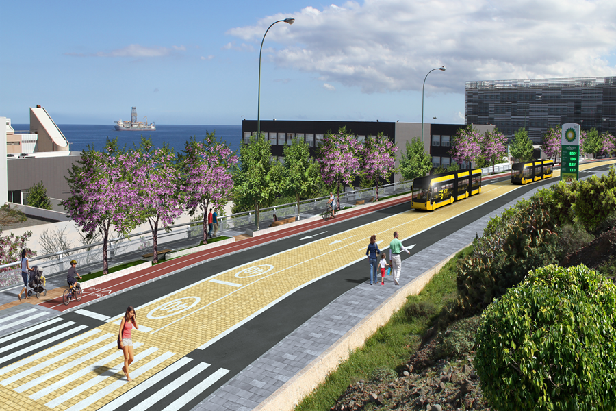 El Ayuntamiento construirá un nuevo aparcamiento disuasorio intermodal de 300 plazas en el Cono Sur