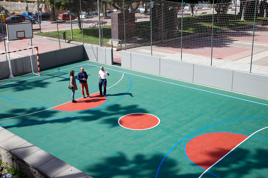 El IMD invierte más de un millón de euros para revitalizar los equipamientos de una quincena de canchas de uso libre del municipio