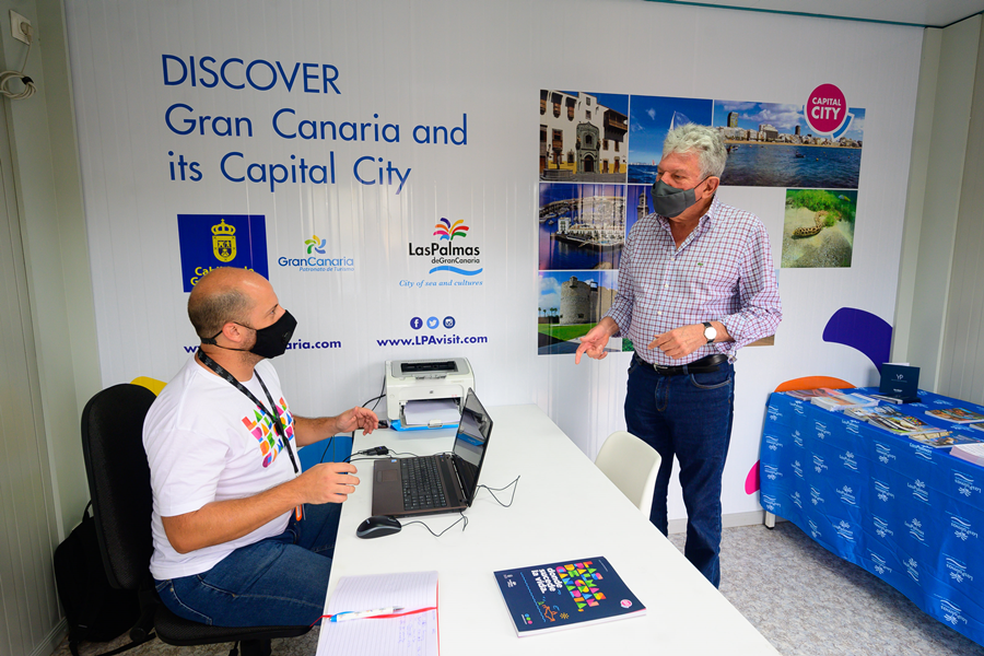 Turismo de Las Palmas de Gran Canaria abre una oficina de información turística para las tripulaciones de la regata ARC
