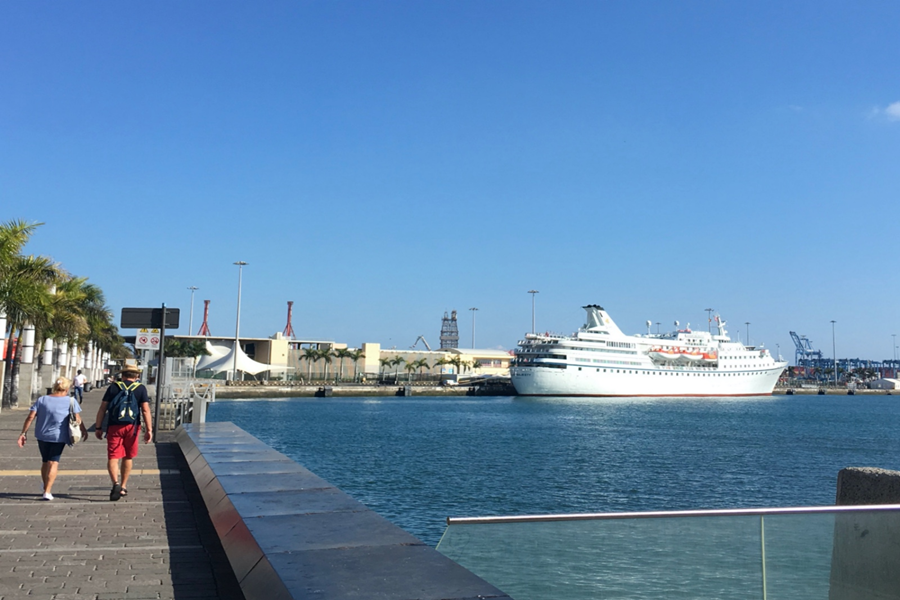 Los cruceros mantienen en enero su fidelidad a la capital grancanaria