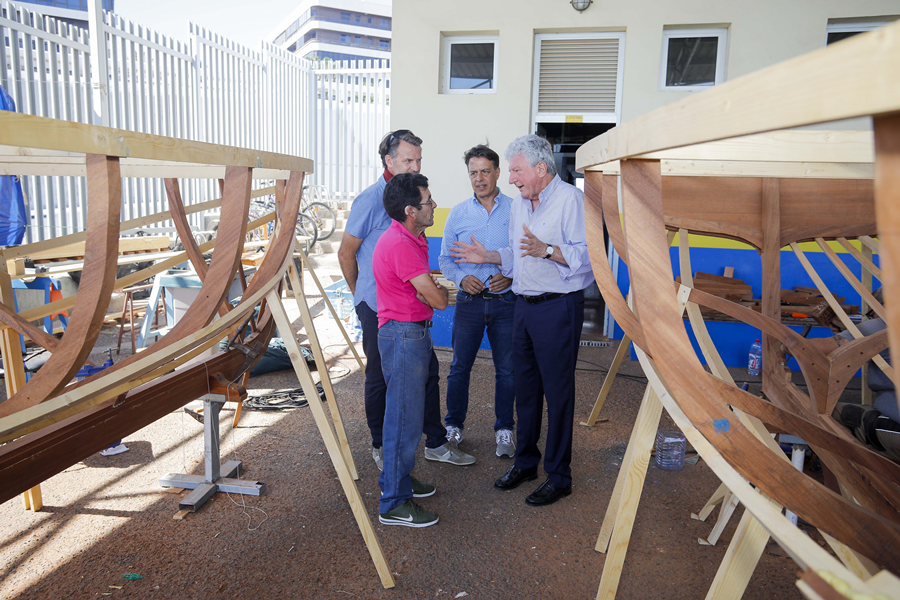 Pedro Quevedo reivindica el oficio de la carpintería de ribera dentro del sector náutico de la ciudad