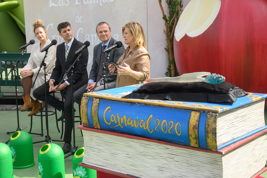 La Reina del Carnaval de Las Palmas de Gran Canaria 2020 recibirá un nuevo cetro hecho a mano con vidrio reciclado