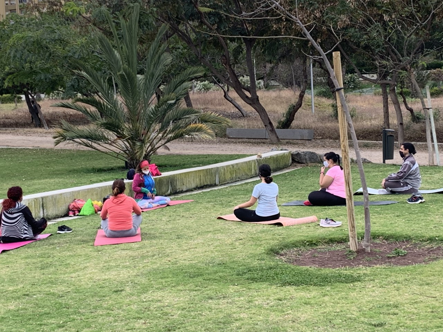 Ciudad Alta amplía la oferta de actividades al aire libre extendiendo los entrenamientos deportivos e incluyendo clases de yoga y bailes latinos