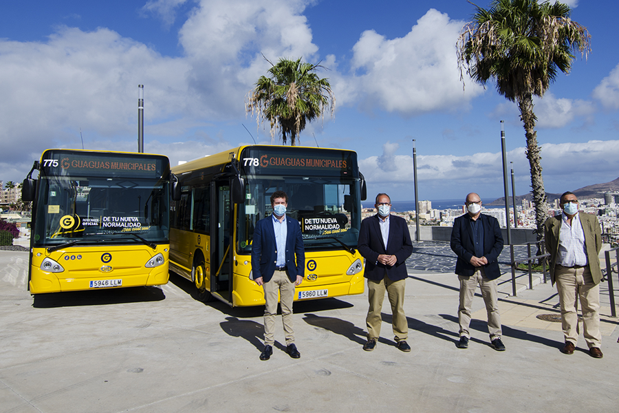 Guaguas Municipales incorpora 8 vehículos Iveco de 10 metros para renovar las líneas que conectan con los barrios de la ciudad