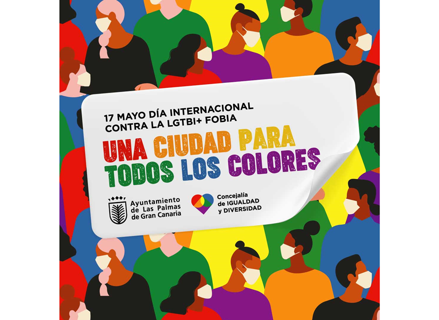 Las Palmas de Gran Canaria se reivindica como una ciudad para todos los colores frente a la LGTBIfobia