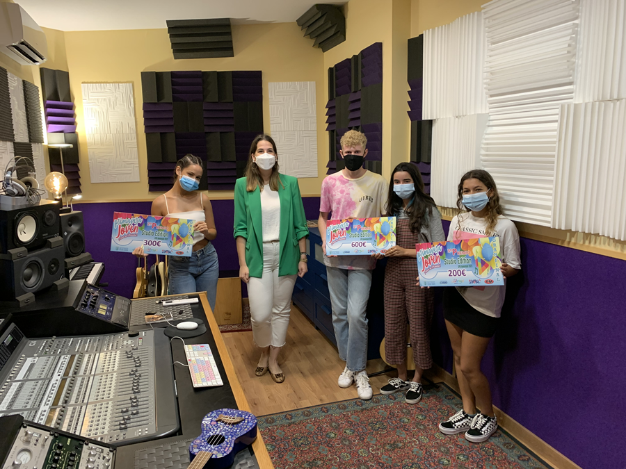 El Ayuntamiento premia las mejores canciones del certamen LPA Juventud Studio Edition