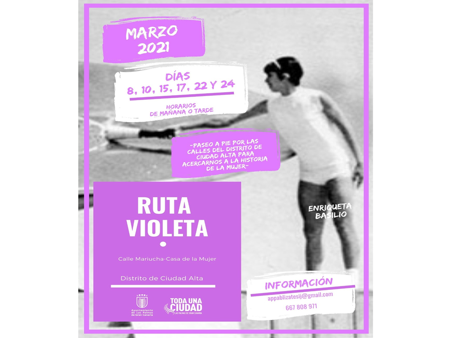Marzo 8,10,15,17,22,24, mañana o tarde paseo por las calles del distrito ciudad alta para acercarnos a la historia de la mujer appablizatesij@gmail.com 667808971