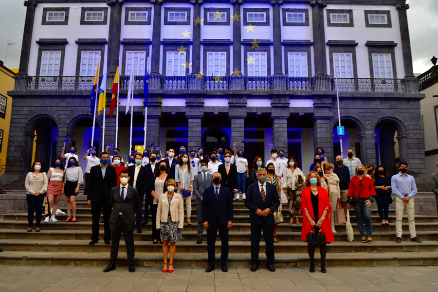 El Ayuntamiento celebra el Día de Europa junto al Consejo Canario del Movimiento Europeo