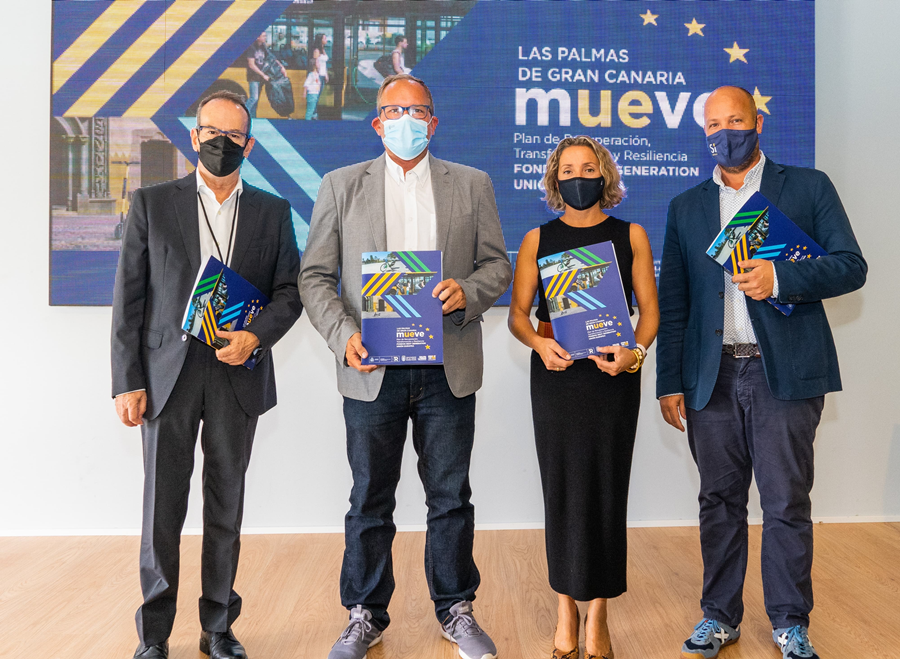 José Eduardo Ramírez presenta 'LPGC Mueve', una propuesta de 21 proyectos para fomentar la movilidad sostenible con fondos europeos