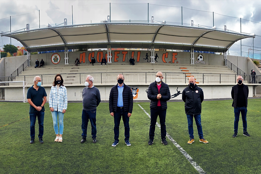 El IMD revitaliza las instalaciones de La Mayordomía tras la construcción de una nueva cubierta en su campo de fútbol
