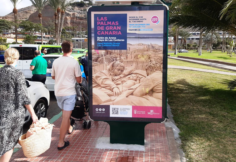 El Ayuntamiento anima a los turistas alojados en el sur de Gran Canaria a vivir el ambiente navideño de la ciudad