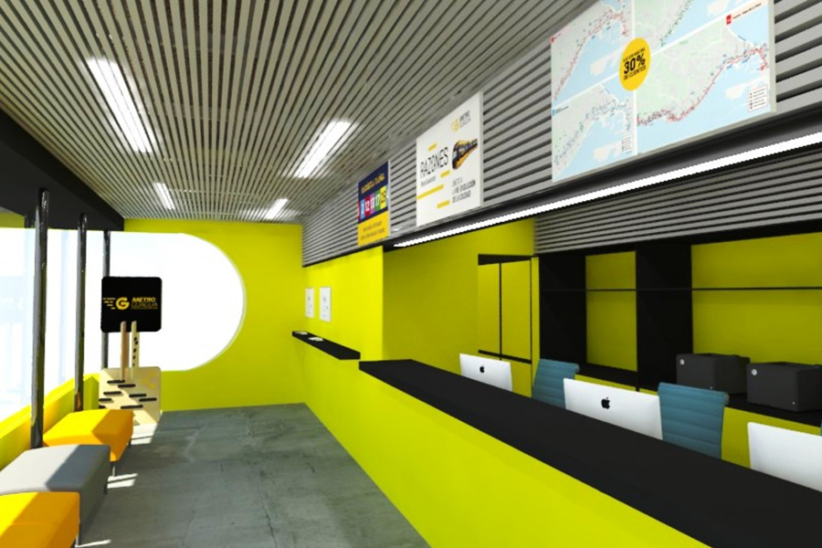 Guaguas Municipales inicia la renovación de su oficina de atención al público en Santa Catalina y se muda temporalmente al Intercambiador