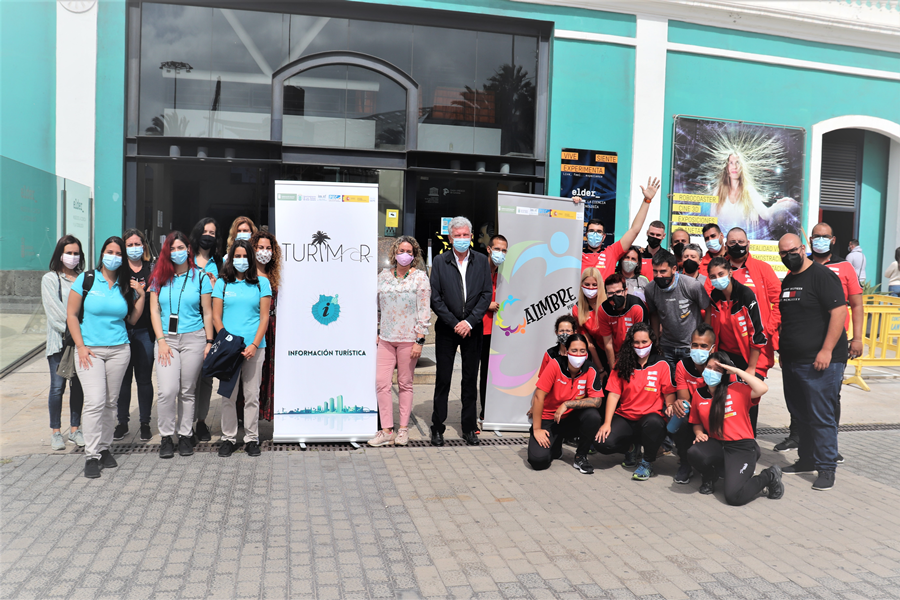 El IMEF organiza un encuentro entre los programas de dinamización y turismo de Las Palmas de Gran Canaria y Agüimes