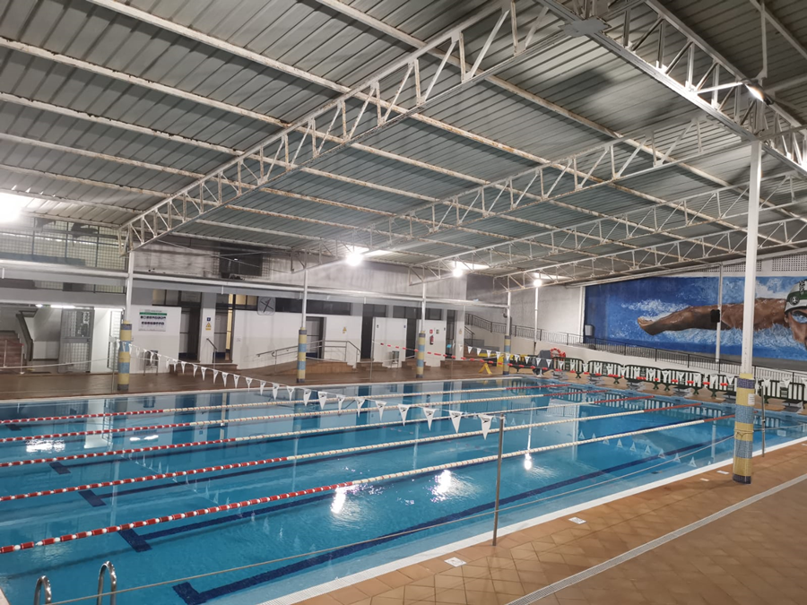 El IMD renueva la instalación eléctrica y luminotécnica de la Piscina 29 de Abril