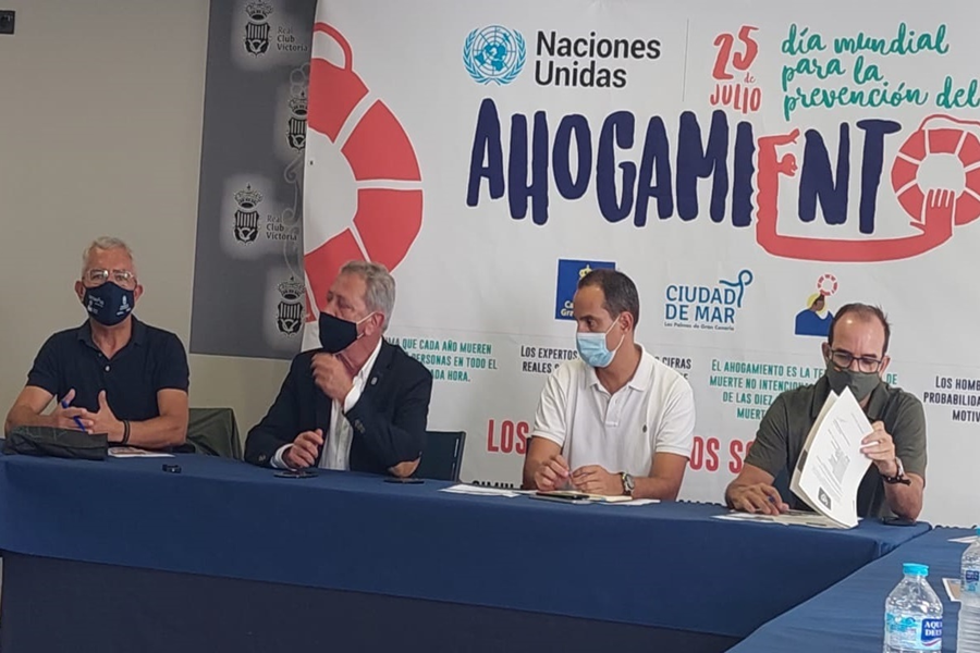 Las Palmas de Gran Canaria celebra el Día Mundial para la Prevención de los Ahogamientos en la Playa de Las Canteras