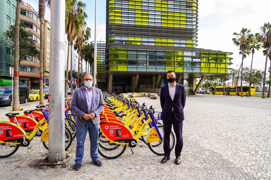 La Sítycleta y Vodafone colaboran para dar a conocer la llegada del 5G a la ciudad