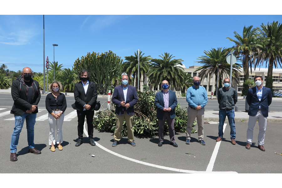 Guaguas Municipales y el nuevo equipo de rectorado de la ULPGC buscan ubicación para la parada preferente del campus de Tafira