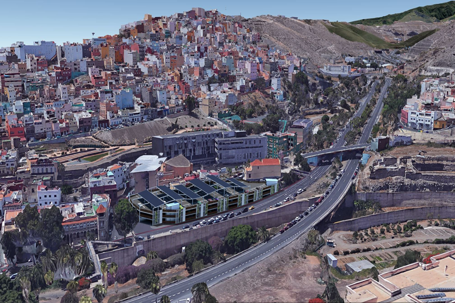 Sagulpa construirá un aparcamiento modular, sostenible y disuasorio en la zona del Rectorado