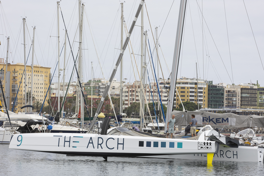 Las Palmas de Gran Canaria comienza a recibir a los trimaranes de la gran odisea oceánica Pro Sailing Tour