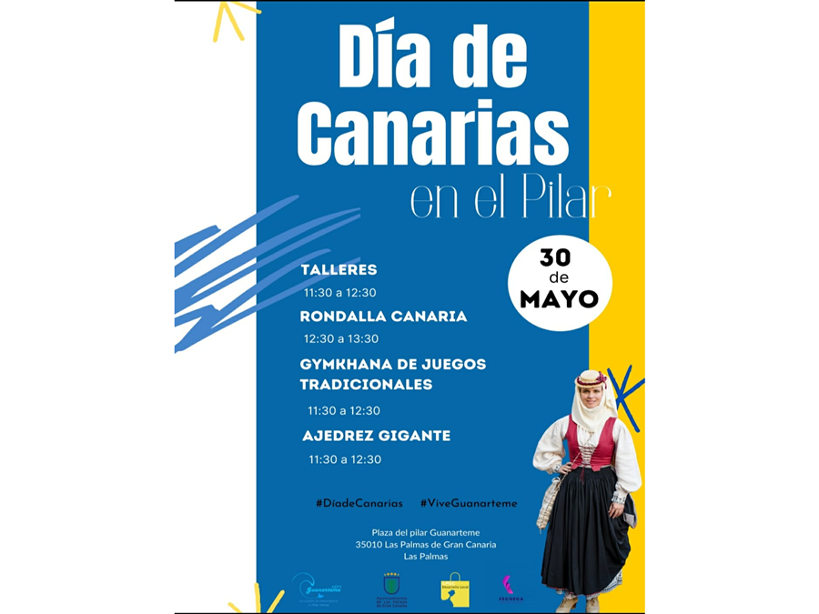 El Ayuntamiento organiza actividades por el Día de Canarias para dinamizar la actividad comercial de la ciudad
