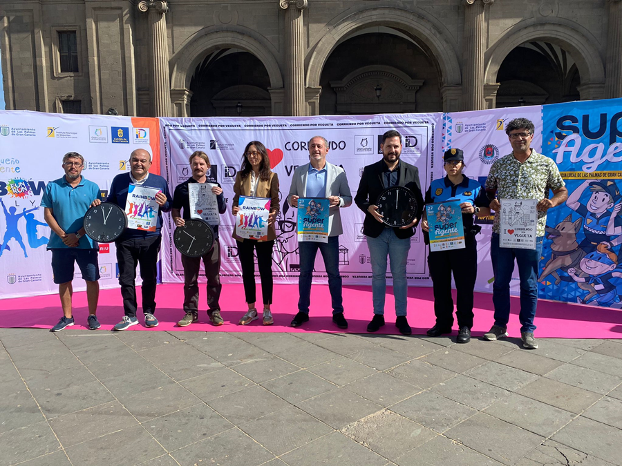 Vegueta se prepara para una jornada deportiva y solidaria con las carreras 'Rainbow Family' Pequeño Valiente, Super Agente Kids y 'Corriendo por Vegueta'