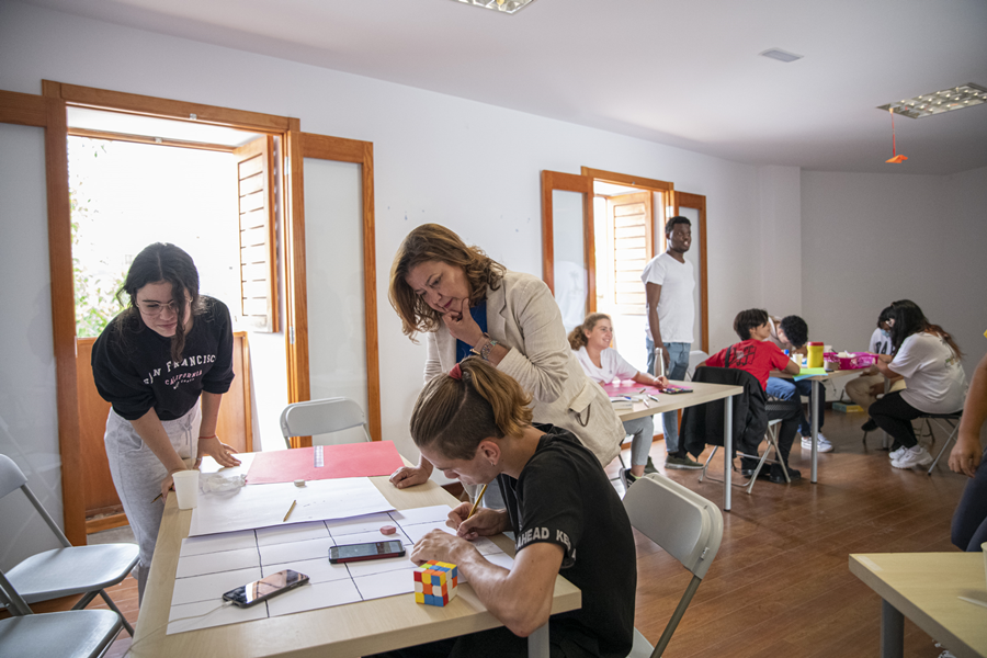 El Ayuntamiento impulsa la colonia de verano del proyecto ¿A Pie de Barrio¿ en El Risco de San Nicolás