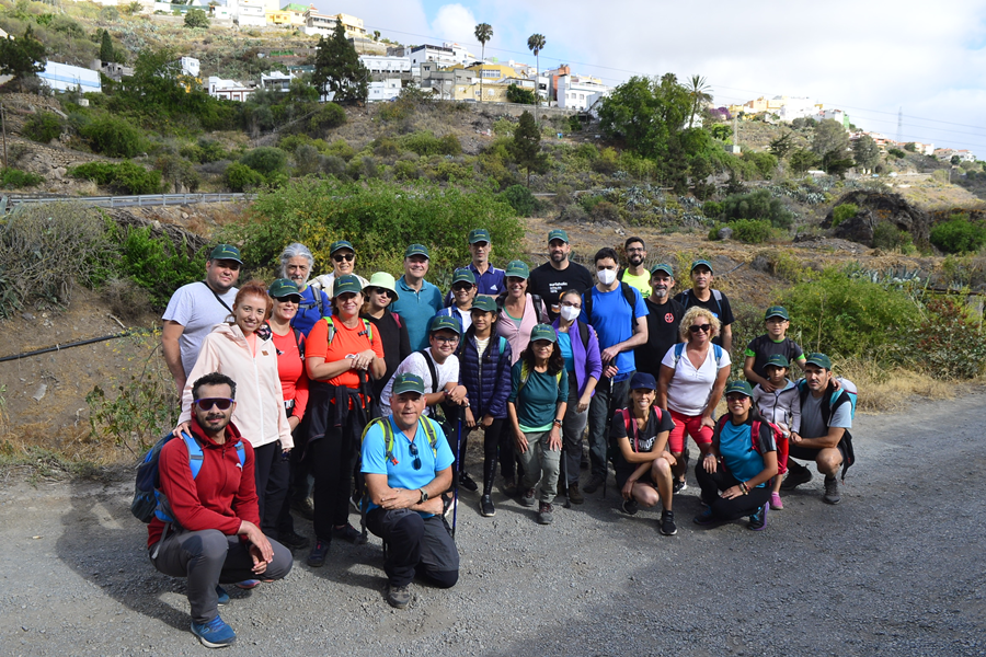 El Ayuntamiento promueve los valores naturales del barranco Guiniguada con una ruta senderista inclusiva con motivo del Día Mundial del Medio Ambiente