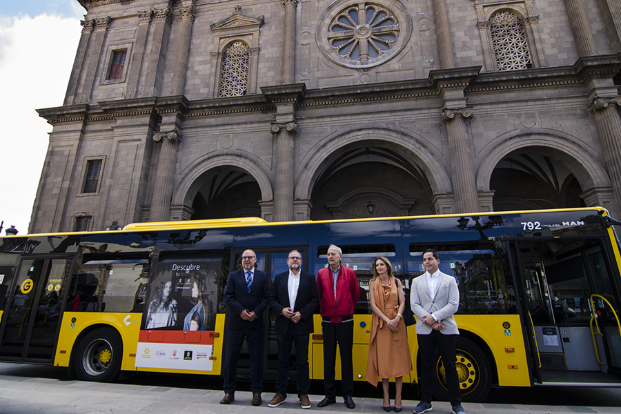 Guaguas Municipales invita a sus viajeros a un recorrido por la historia aborigen de Gran Canaria con ayuda de la realidad aumentada