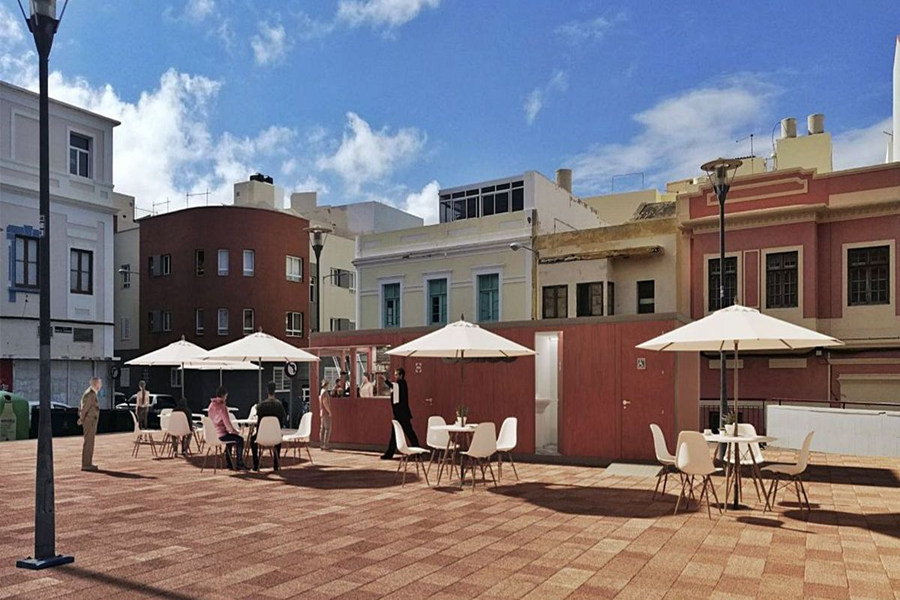 El Ayuntamiento adjudica la explotación del quiosco de la Plaza del Pueblo de La Isleta y de su terraza aledaña