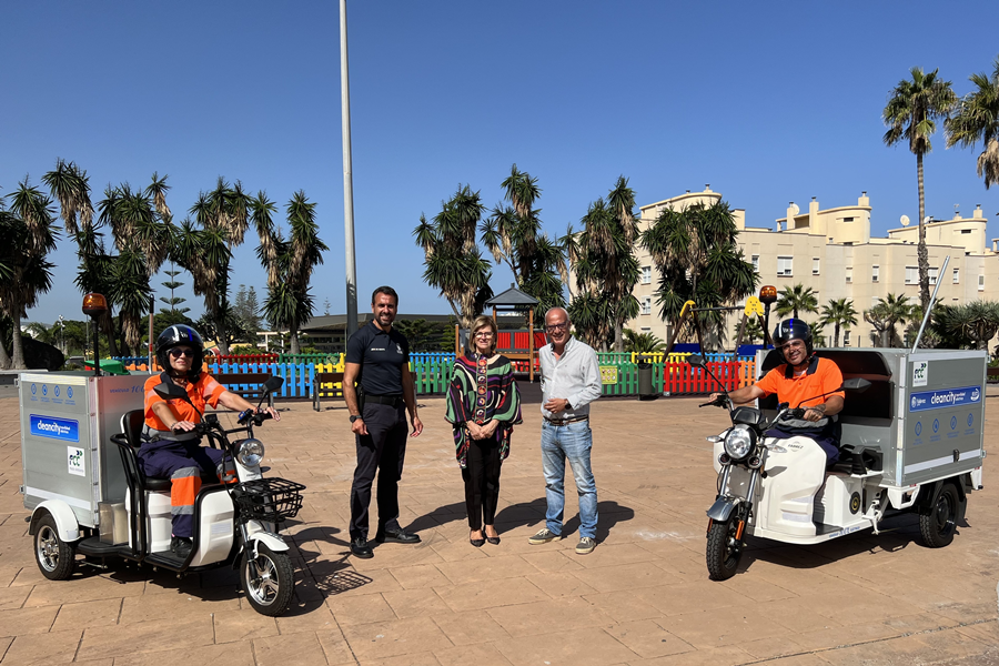 El Ayuntamiento incorpora los primeros triciclos 100% eléctricos para reforzar la limpieza viaria
