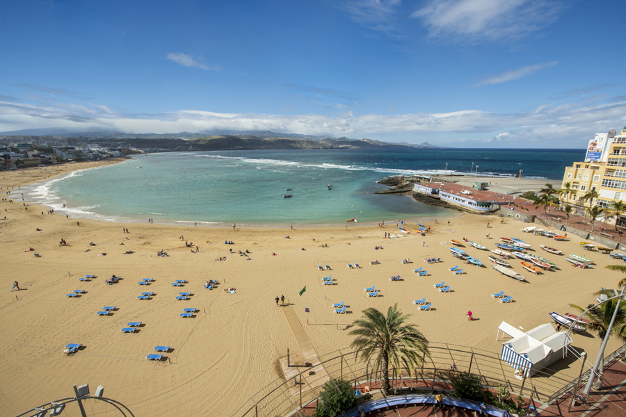 Las Canteras entre las 15 mejores playas de Europa según el ranking Travelers¿ Choice de Trip Advisor