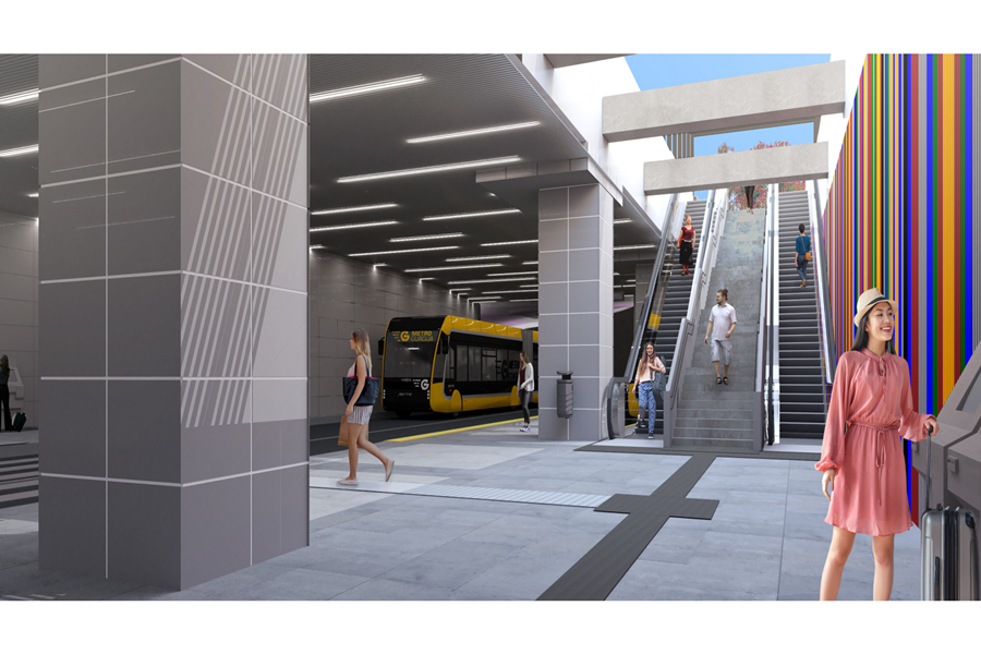 Guaguas Municipales adjudica las obras de las paradas y el paso subterráneo de la MetroGuagua en el parque de Santa Catalina