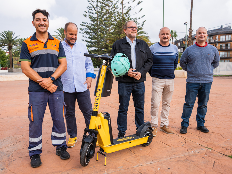 Llega Sítyneta, el servicio de patinetes eléctricos públicos de Las Palmas de Gran Canaria