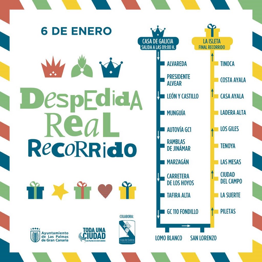 Recorrido reyes magos enero 2022