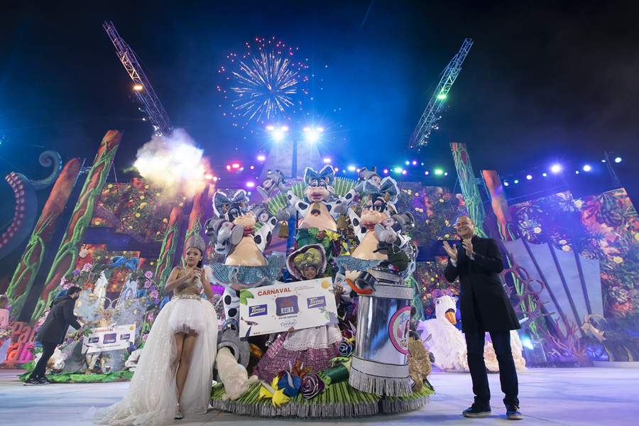 Dalia Martín Almeida, reina infantil del Carnaval de «La Tierra»