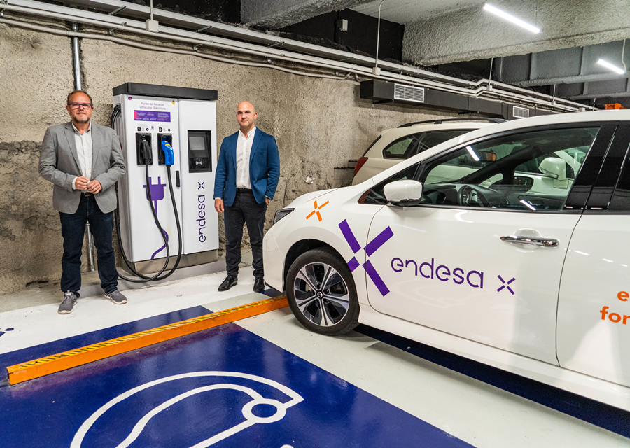 Sagulpa y Endesa inauguran la red municipal de cargadores eléctricos con un punto de recarga rápida en San Bernardo