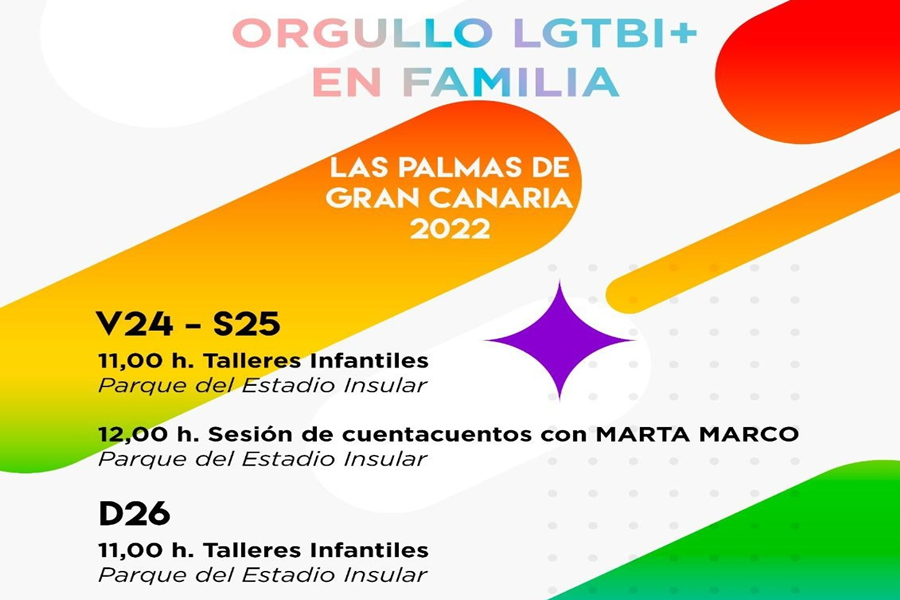 El Parque del Estadio Insular acoge este fin de semana los actos municipales para el Orgullo LGTBI+