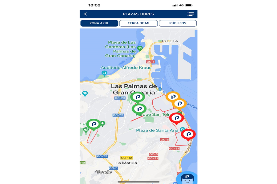 Se activan 714 nuevos sensores inteligentes en los aparcamientos regulados de la capital