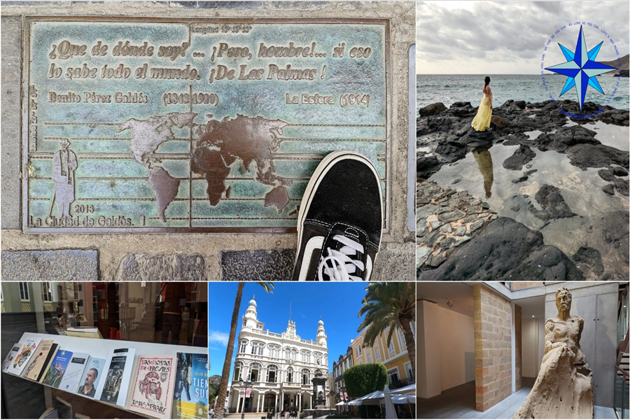 La Cosmopolilla define las rutas literarias por Las Palmas de Gran Canaria como 'historias de luz'