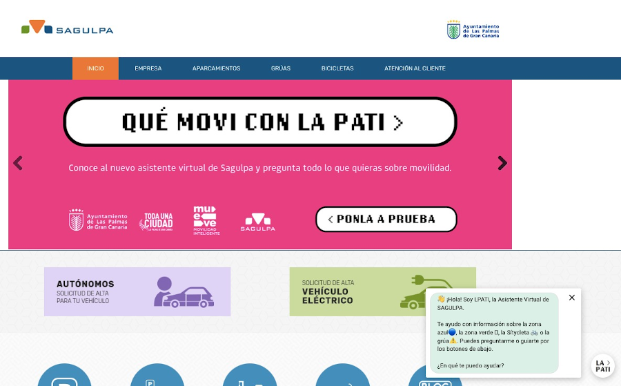 Sagulpa pone en marcha LPATI, el nuevo Asistente Virtual que agiliza y mejora la atención a los ciudadanos