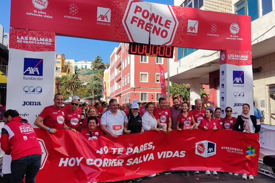 1.500 corredores disfrutan de la carrera 'Ponle Freno' en Las Palmas de Gran Canaria