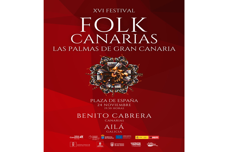 La Plaza de España y el Mercadillo de San Lorenzo acogen el XVI Festival Folk Canarias este fin de semana