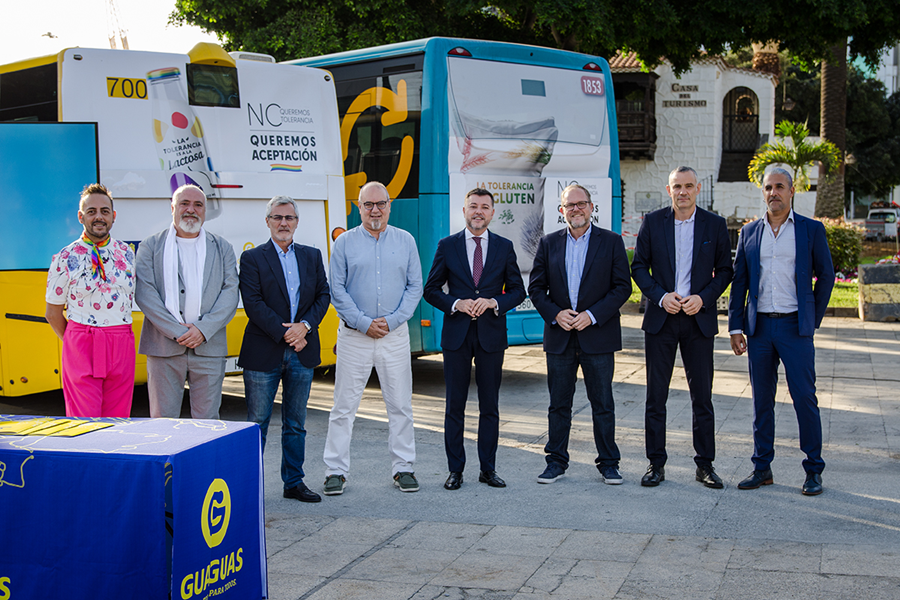 Guaguas Municipales, Cabildo de Gran Canaria y Global se unen a la campaña de concienciación del colectivo Marikas Rurales para acabar con la LGBTIfobia