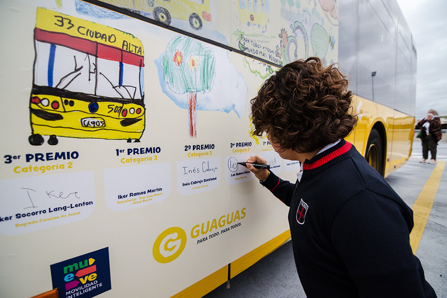 Guaguas Municipales convoca la décima edición del concurso de dibujo infantil con motivo de la Semana Europea de la Movilidad