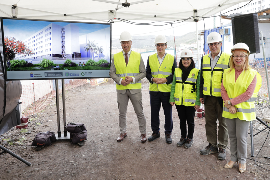 El Ayuntamiento inicia las obras de 74 viviendas para alquiler social en Tamaraceite Sur