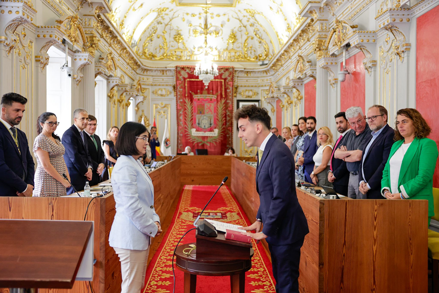 David Suárez e Ignacio García toman posesión como concejales del Ayuntamiento de Las Palmas de Gran Canaria