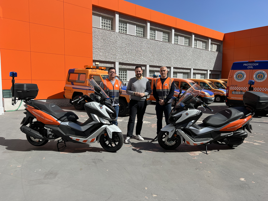 Protección Civil adquiere dos nuevas motocicletas para prestar servicio en Las Palmas de Gran Canaria