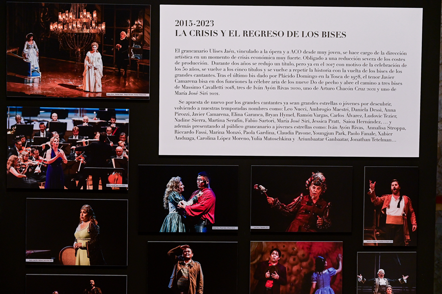 El Castillo de Mata acoge la exposición Amigos Canarios de la Ópera que recorre 56 años de ópera en la capital grancanaria