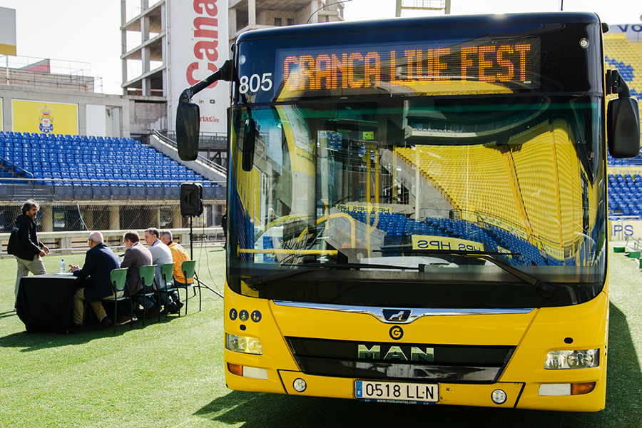 Guaguas Municipales despliega un dispositivo especial de transporte público este fin de semana para facilitar la asistencia a los conciertos del GranCa Live Fest 2023