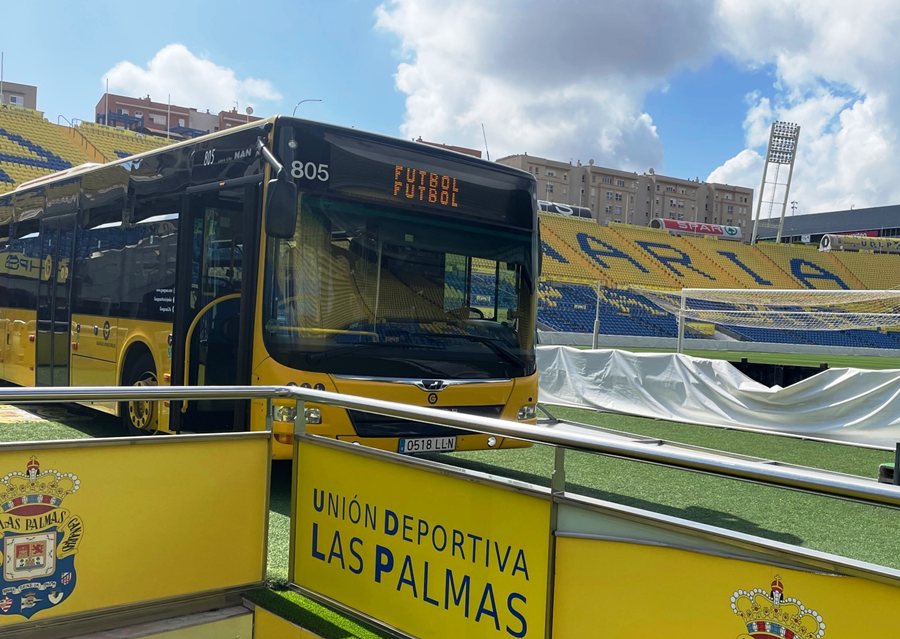 Guaguas Municipales prepara un despliegue especial de transporte para el partido más importante de la temporada de la UD Las Palmas en el estadio Gran Canaria